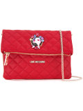 studded pin shoulder bag