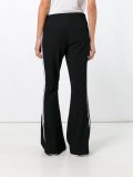 flared three stripe trousers