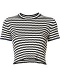 striped knit top