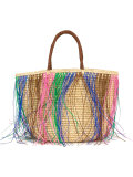 Maxi straw tote