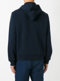 kangaroo pocket zipped hoodie