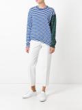 contrast stripe jumper 