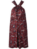 printed sleeveless dress