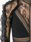 lace panel jumpsuit 