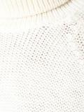 ribbed roll neck jumper