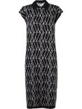 mid-length knit dress