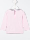 sequinned collar T-shirt 