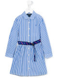striped shirt dress