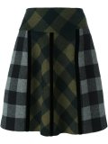 checked skirt