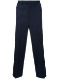 wide-leg cropped chinos