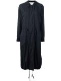 hooded raincoat