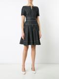 denim short sleeve dress