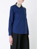 embellished collar shirt