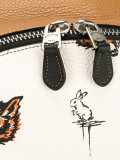fox print backpack