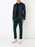 stars print denim jacket 