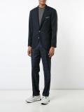 two-buttons notched lapel blazer