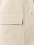 shortsleeved boxy coat