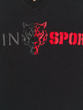 logo print V-neck T-shirt