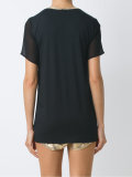 round neck silk t-shirt