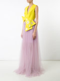 bicolour gown 
