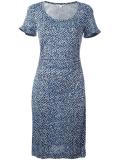 printed shortsleeved dress