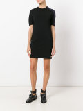 contrast T-shirt dress