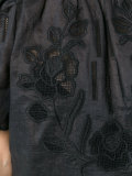 floral embroidered top