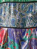 patterned long length dress