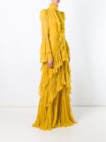 tiered ruffled gown 