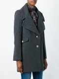 button front short coat