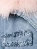 raccoon fur hooded jacket