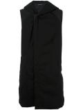 sleeveless padded coat 