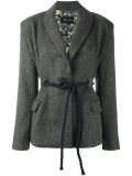 belted fitted jacket