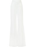 slit high-waisted trousers