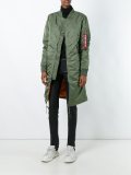 long bomber jacket