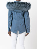 furry trim jacket 