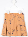 beach ball pleated skirt 
