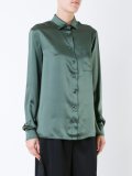 patch pocket blouse 