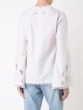 flared longsleeves blouse