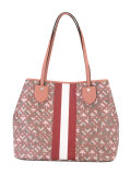 contrast tote bag