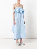knot detail off-the-shoulder dress