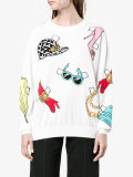 sticker printed jumper