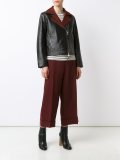 contrast lapels jacket 