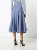 'Skinny Stripe Godet' skirt