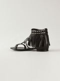 'Nu Pieds'流苏平底凉鞋