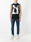 punk boots sleeveless tank