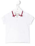 Web trim polo shirt