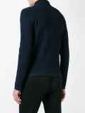 zipped cardigan 