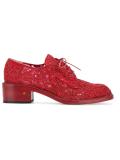 'Jeanne' floral lace brogues
