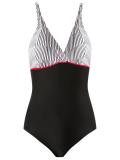 panelled swimsuit